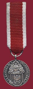 Za Zasługi dla Obronności Kraju srebrny (miniatura)